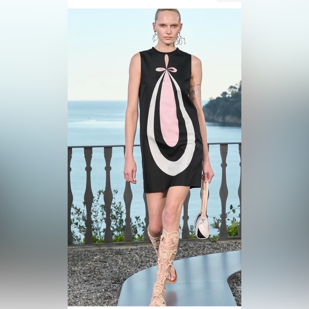 PUCCI silk mini dress spring 2025 colorful mini dress 38 IT US 6